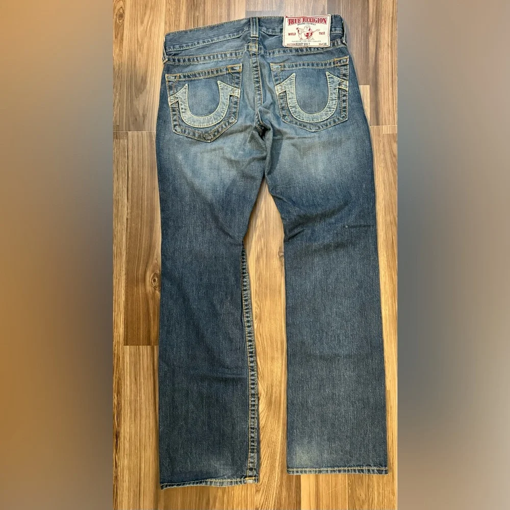 True Religion Vintage Bobby Big T Mens Denim Jeans 33